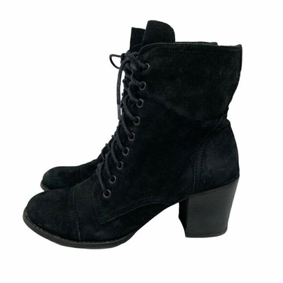 Vince Camuto Vestas Ankle Boots Black Leather 9.5 - Picture 2 of 10